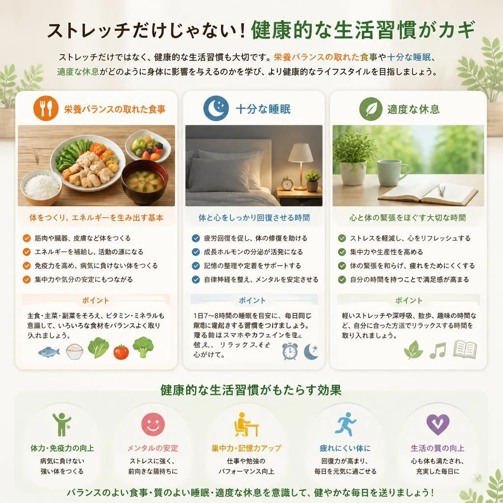 健康維持のための生活習慣
