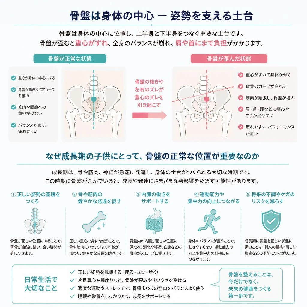 姿勢と骨盤の関連性