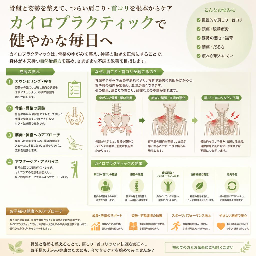 カイロプラクティックの役割