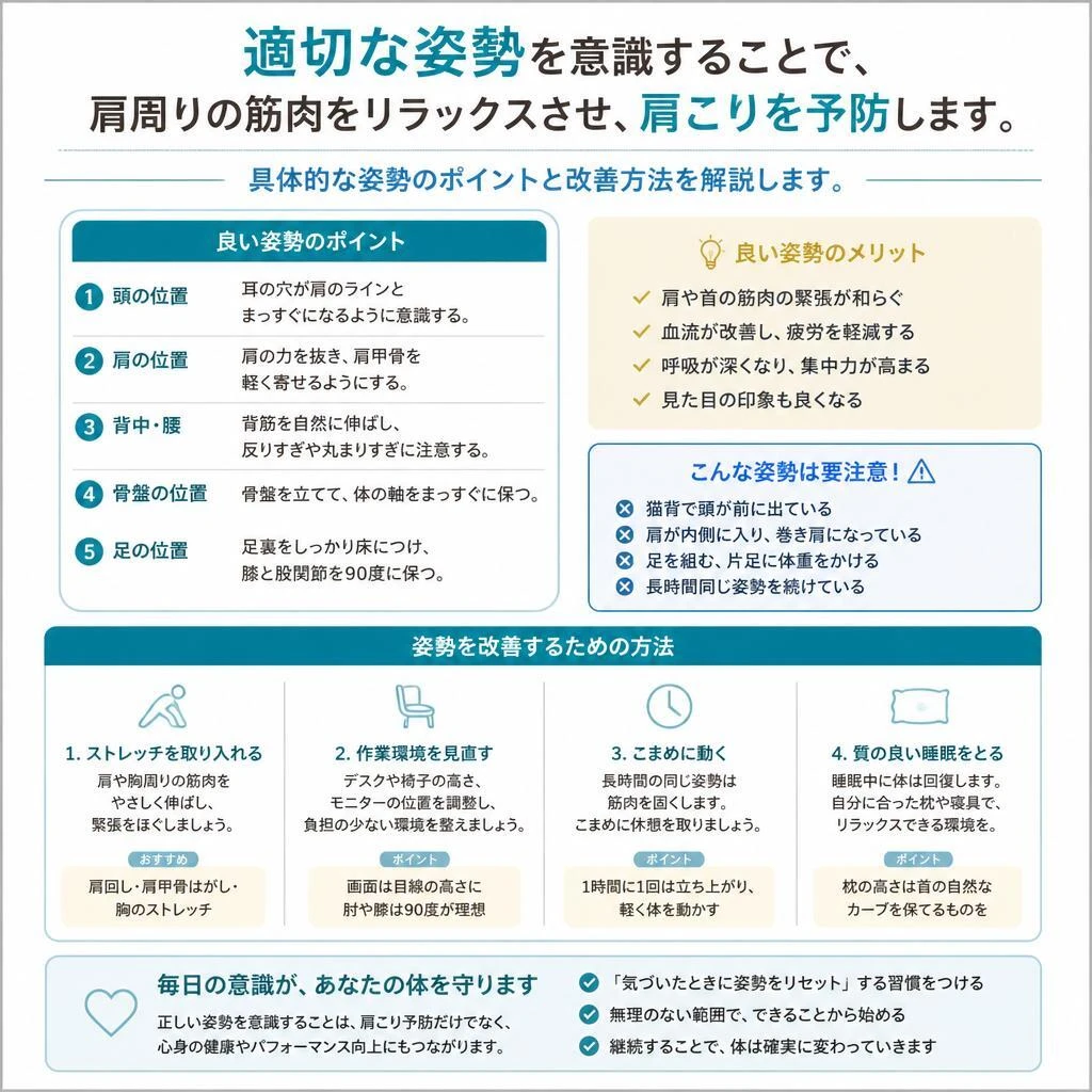 2. 内容と効果的な姿勢改善法