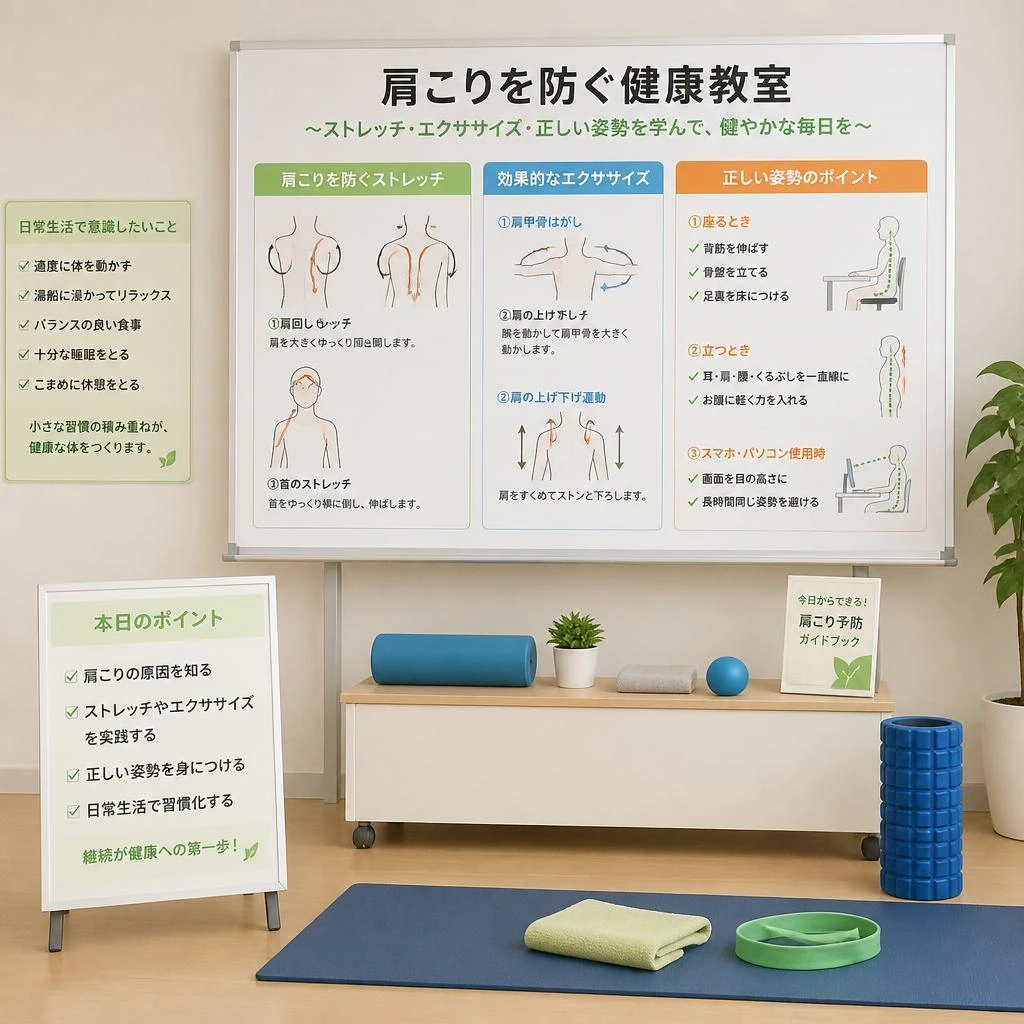 健康教室で実践する生活習慣