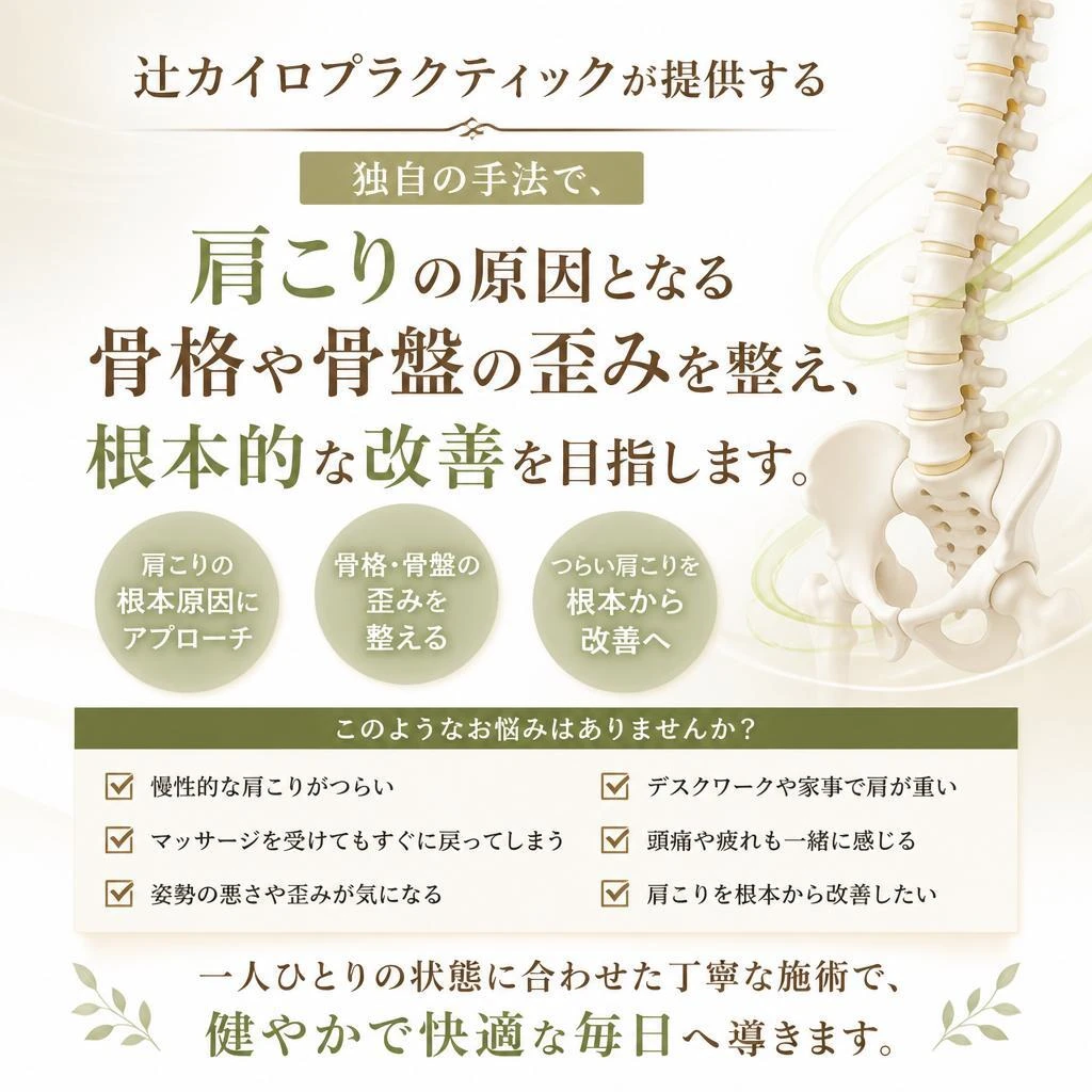 カイロプラクティックでのアプローチ