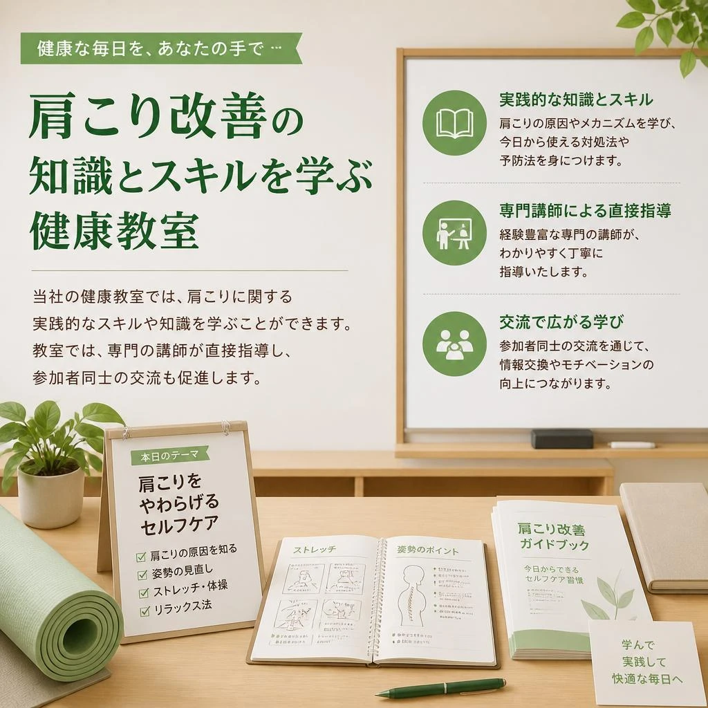 健康教室で実践的なスキルを習得！