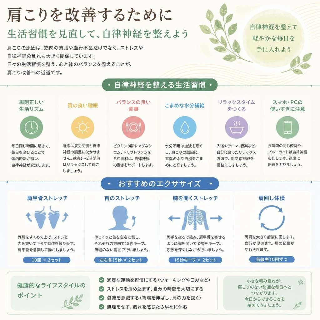生活習慣の見直しが鍵！