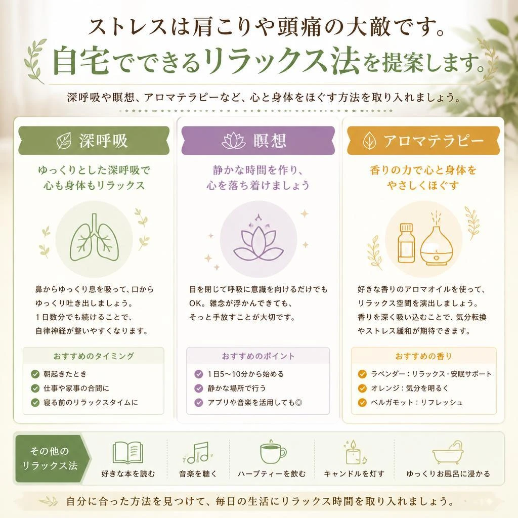 リラックス法の実践