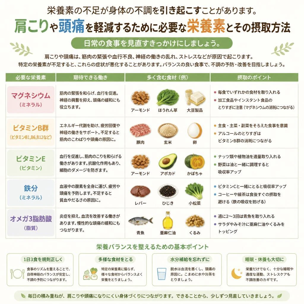 栄養素バランスの見直し