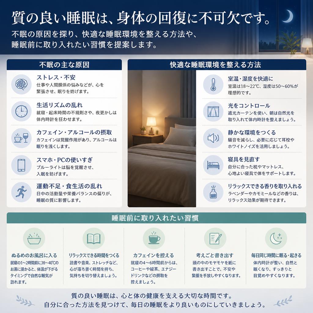不眠解消のポイント