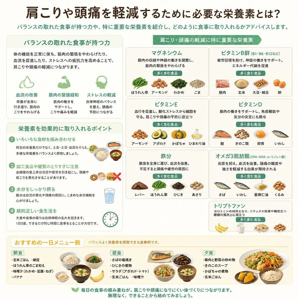 食事の栄養があなたの健康を支える