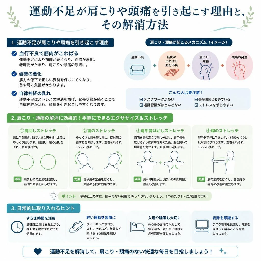 運動不足の解消法