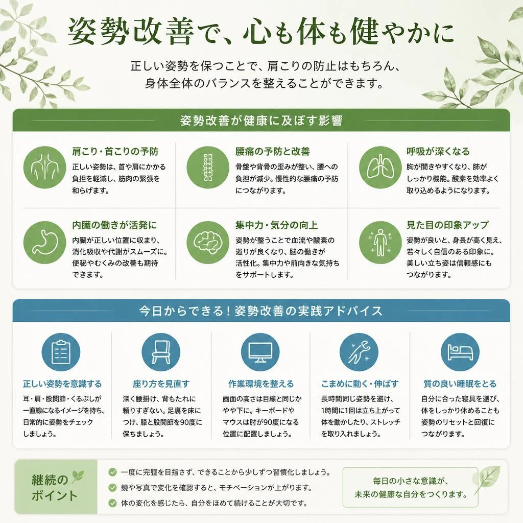 姿勢改善の重要性