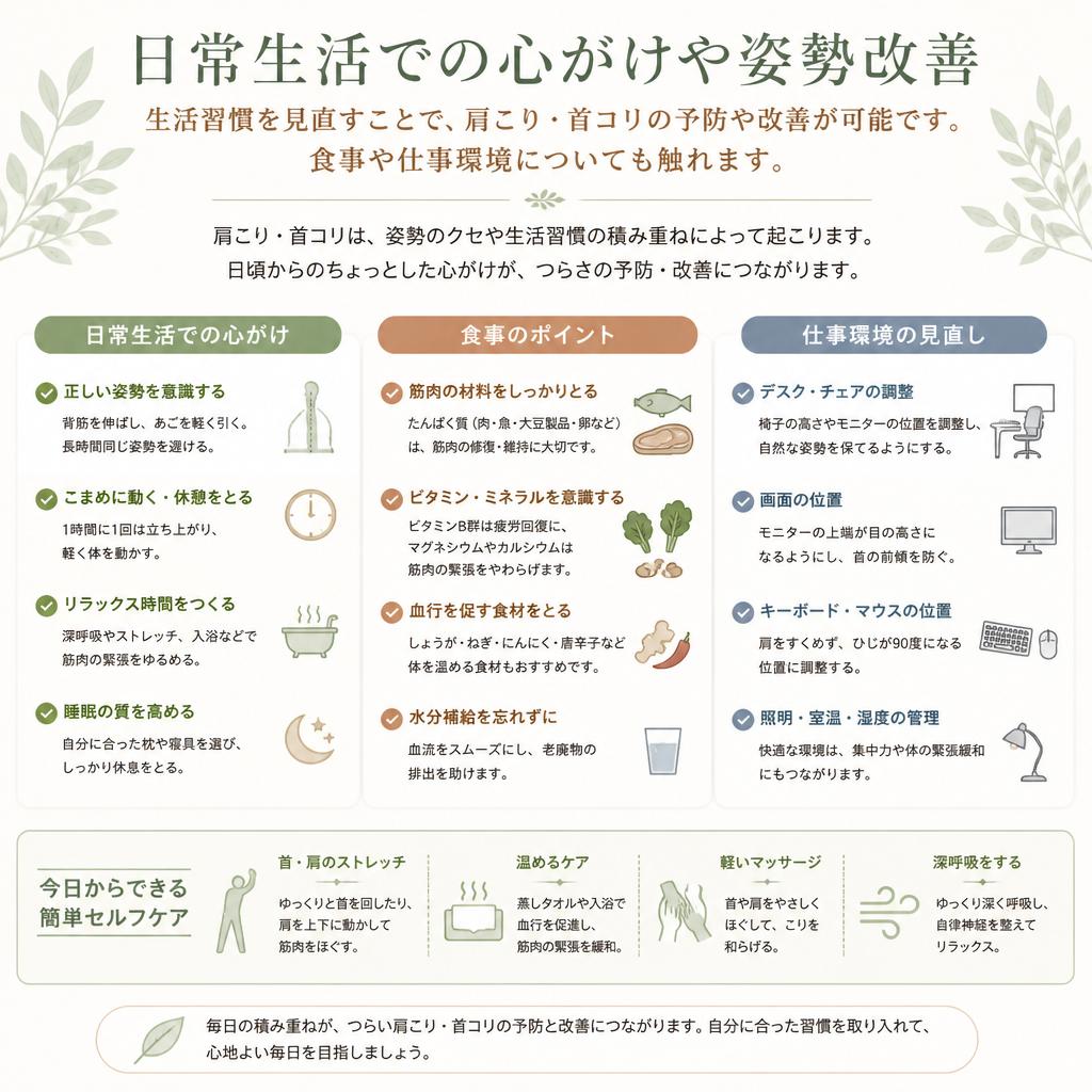 4. 生活習慣の見直しで改善を目指そう！