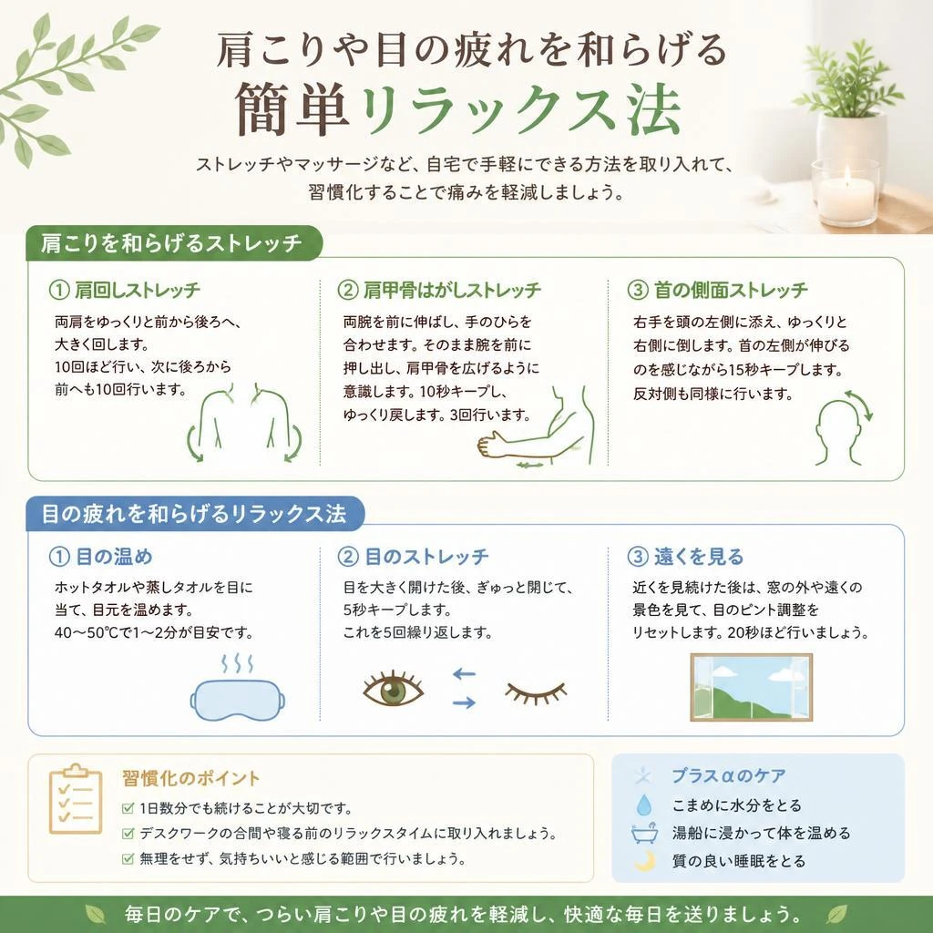 新習慣！リラックス法の紹介