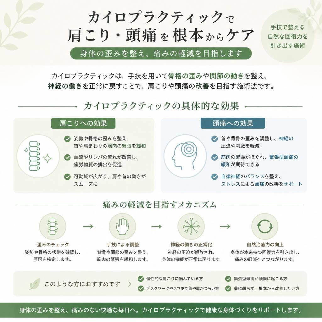 カイロプラクティックの効果