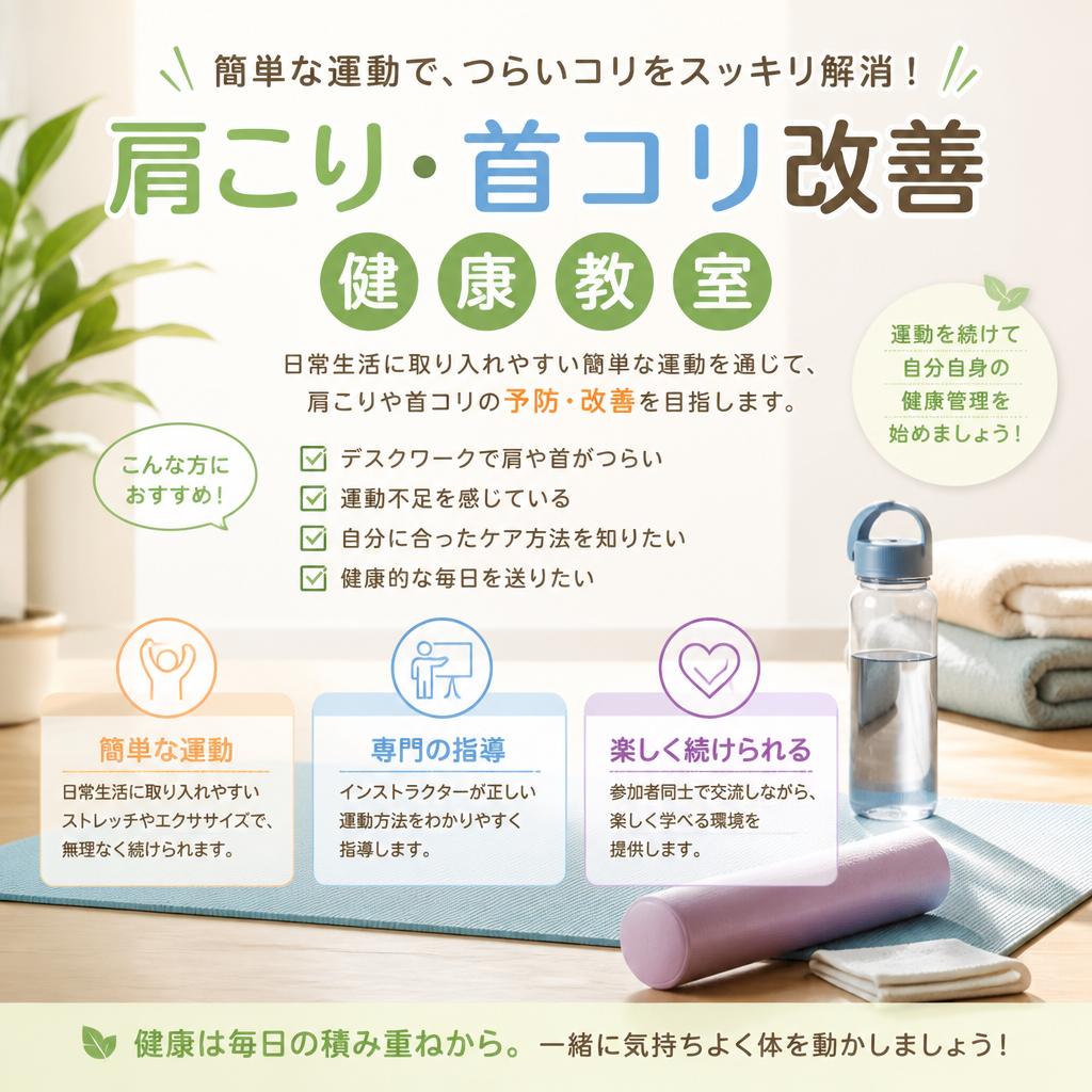 健康教室：簡単運動の実践