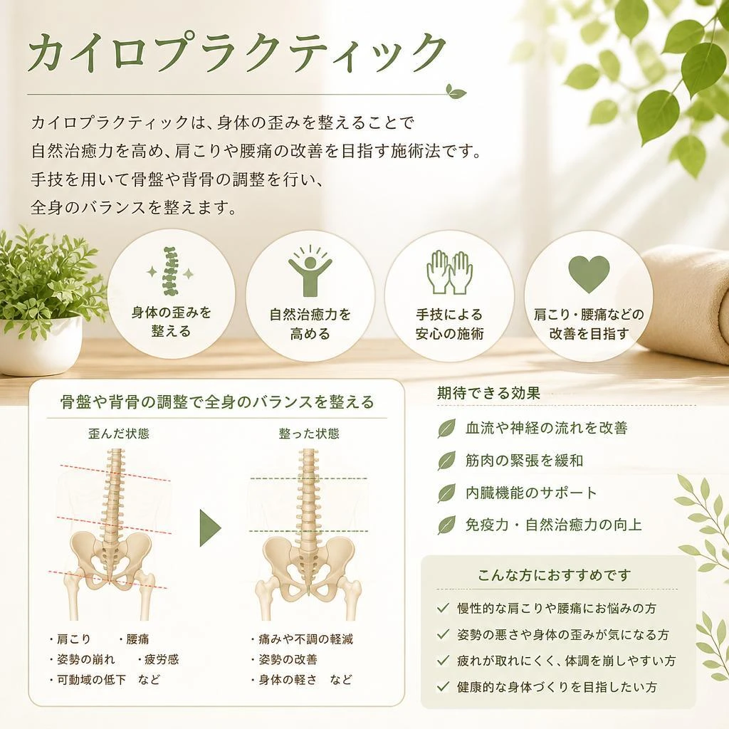 カイロプラクティックとは？