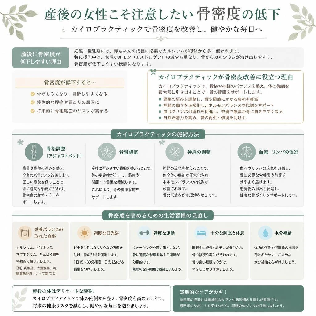 骨密度を高める重要性