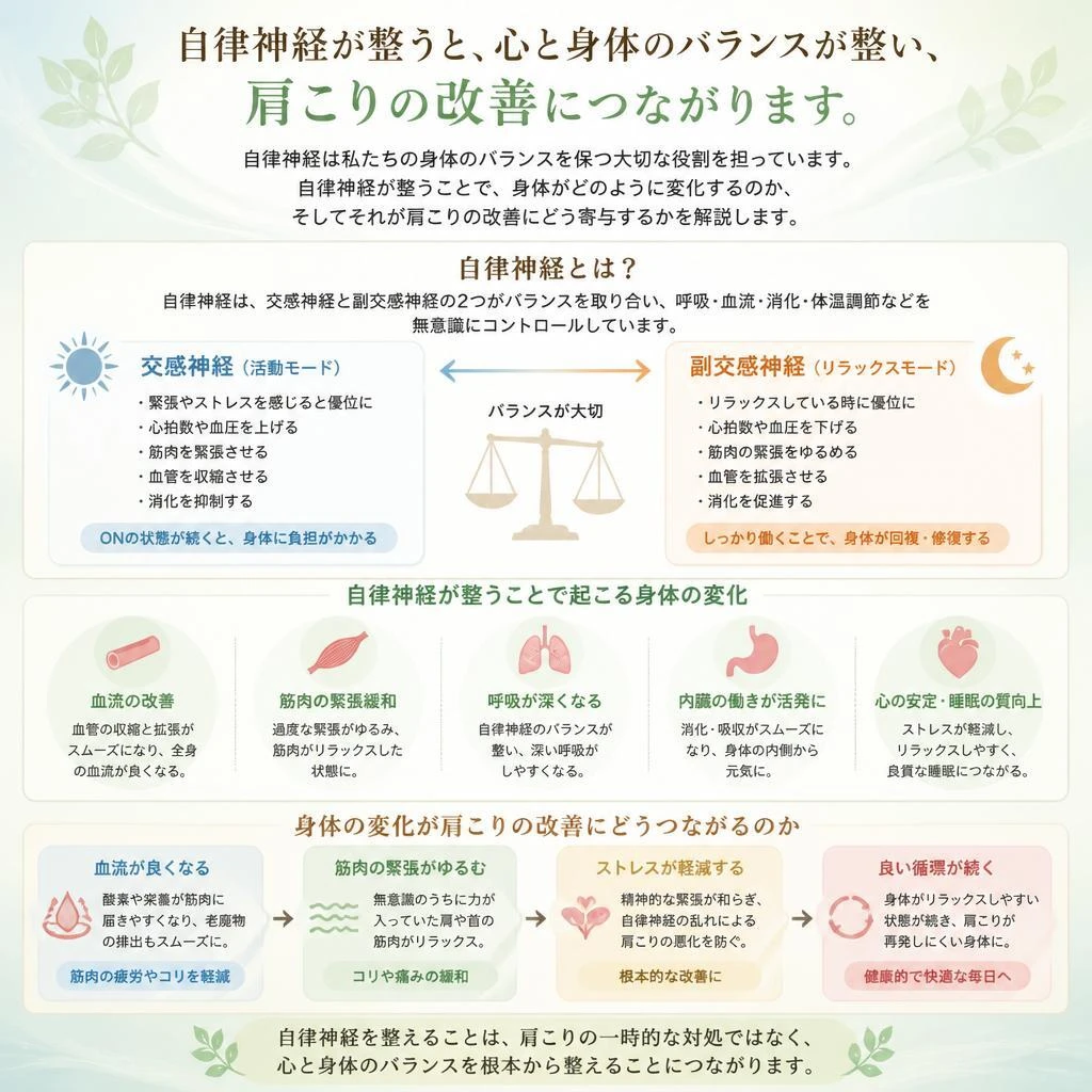 自律神経とは？健康に与える影響