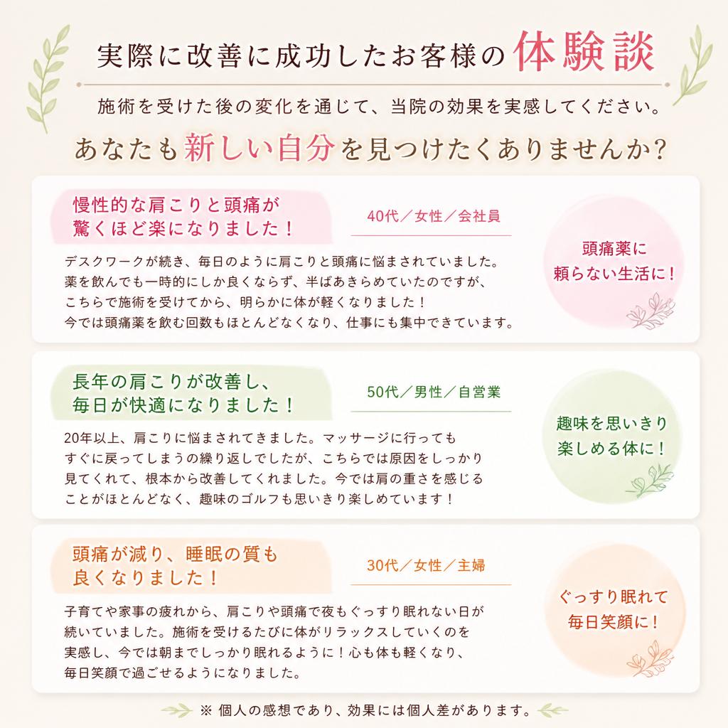 お客様の声
