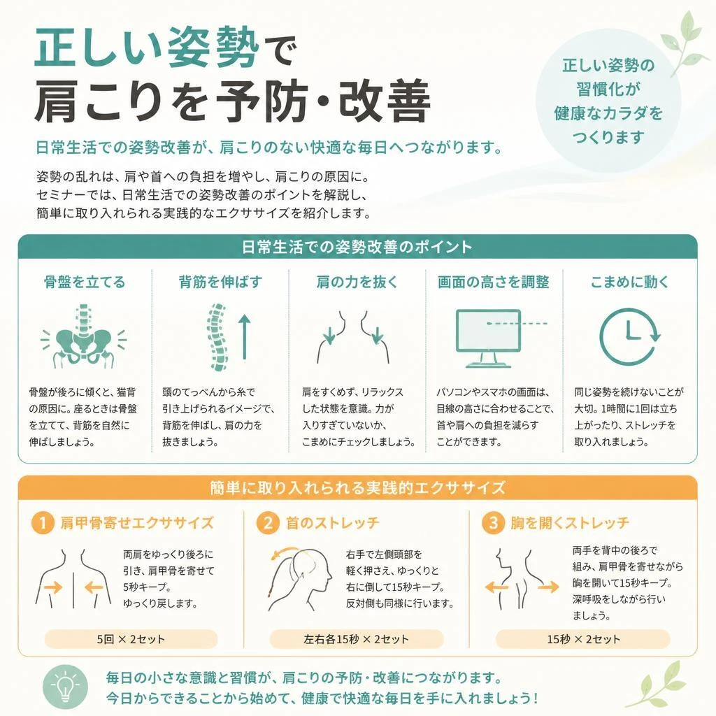 姿勢改善の重要性