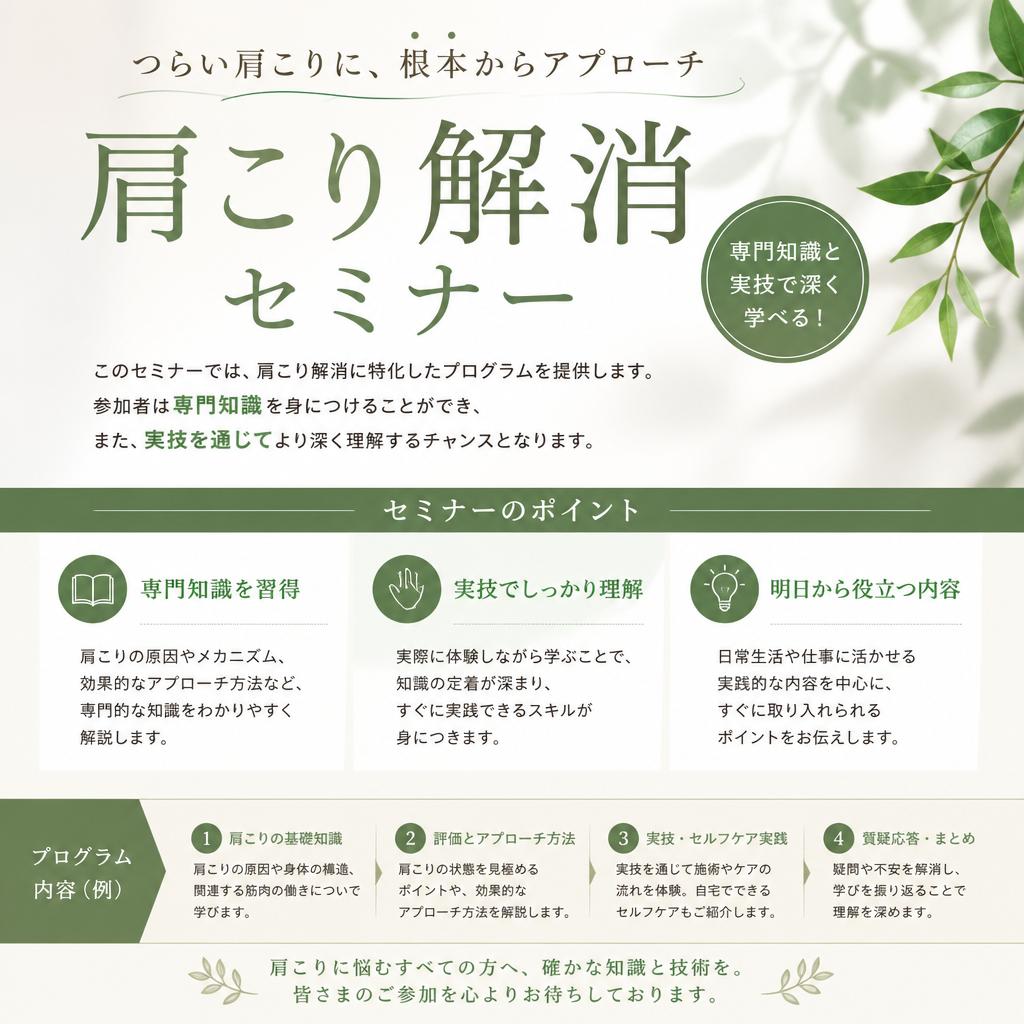 健康教室・セミナーの詳細