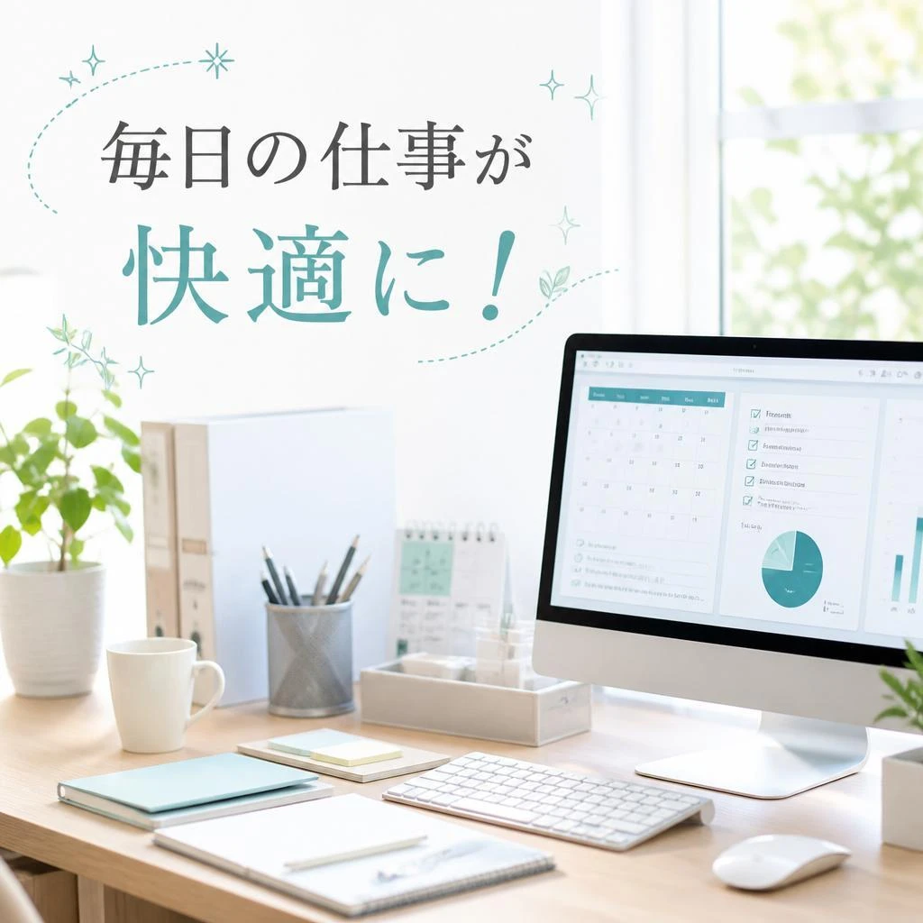毎日の仕事が快適に！